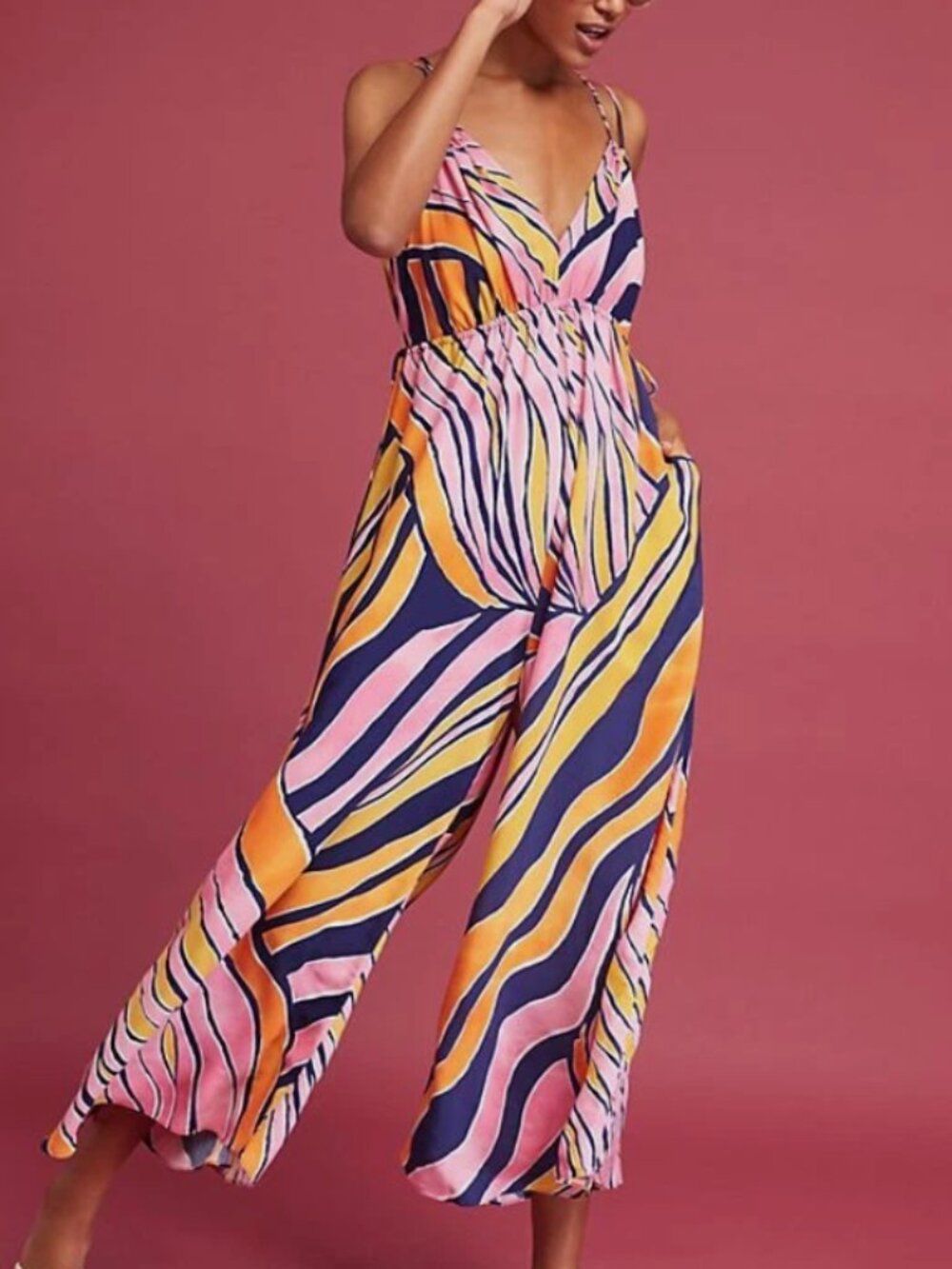 Maeve Finley Wide Leg Jumpsuit